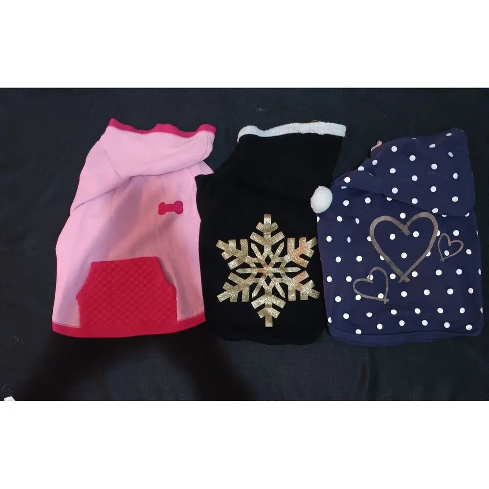 Assorted colored medium doggie shirts